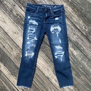 American Eagle distressed jeans